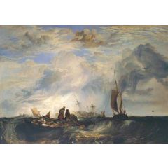 Entrance of the Meuse: Orange-Merchant on the Bar, Going to Pieces Painting Reproduction