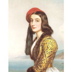 Katerina Rosa Botzaris Painting Reproduction