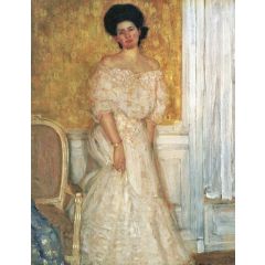 Portrait of Mme Janet Gely Painting Reproduction