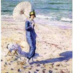 On the Beach Painting Reproduction