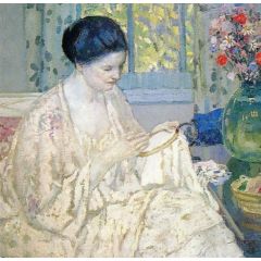 Embroidering Painting Reproduction