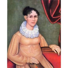 Portrait of Sally Morgan Walbridge Painting Reproduction