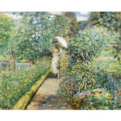 Garden Path Painting Reproduction