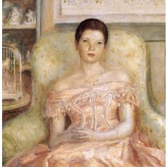 Dress of 1860 Painting Reproduction