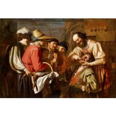 The Tooth Puller Painting Reproduction