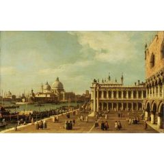 The Mole with Santa Maria della Salute Painting Reproduction