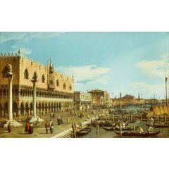 Venice, the Riva degli Schiavoni Painting Reproduction
