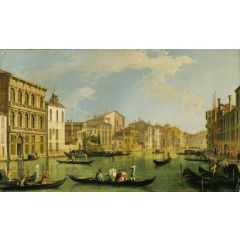 The Grand Canal from the Palazzo Flangini Painting Reproduction