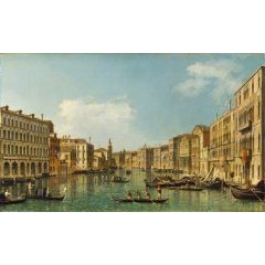 The Grand Canale from the Palazzo Foscari Painting Reproduction