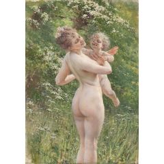 Liebesgeflüster Painting Reproduction