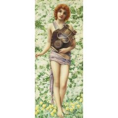 Allegory of Music Painting Reproduction