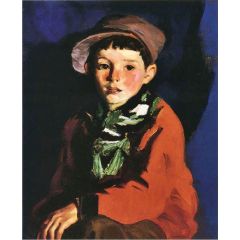 Listening Boy Painting Reproduction