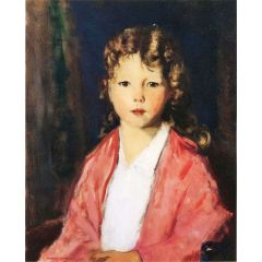 Portrait of Jean McVitty Painting Reproduction