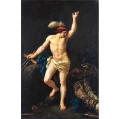 David Victorious Painting Reproduction