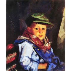 Boy with a Green Cap, also known as Chico Painting Reproduction