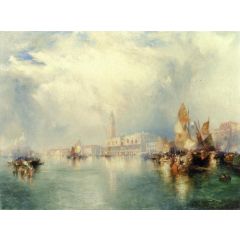 Venice, Grand Canal Painting Reproduction