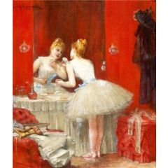 La Loge de la Ballerine Painting Reproduction