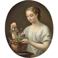 The Young Athenian Girl Painting Reproduction