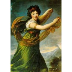 Portrait of Pelagie Sapiezyna nee Potocka Painting Reproduction