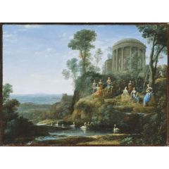Apollo and the Muses on Mount Helion, Parnassus Painting Reproduction
