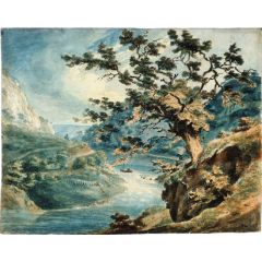 View in the Avon Gorge Painting Reproduction