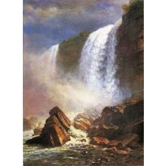 Falls of Niagara from Below Painting Reproduction