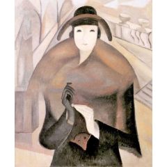 A Chilly Morning in Luxembourg Painting Reproduction