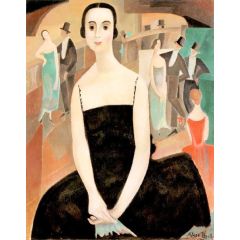 Intermission (Portrait of Jeanne Beillehache0 Painting Reproduction