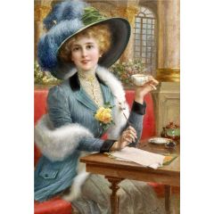 Elegant Lady Painting Reproduction