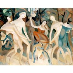 Joy in the Forest Painting Reproduction