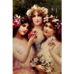 The Three Graces Painting Reproduction