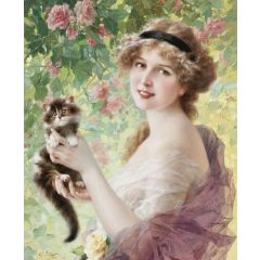 Her most precious Painting Reproduction