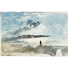 Bridge and Monument Painting Reproduction
