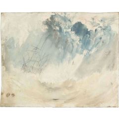 Ship in a Storm Painting Reproduction