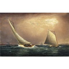 New York Bay Painting Reproduction