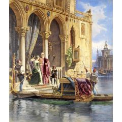 The Marriage Festival, Venice Painting Reproduction