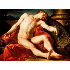 Death of a Gladiator Painting Reproduction