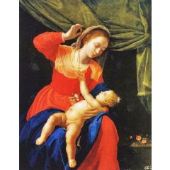 Madonna and Child Painting Reproduction