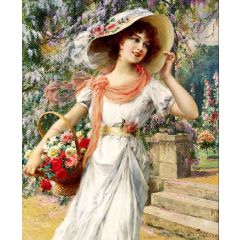 The Flower Garden Painting Reproduction