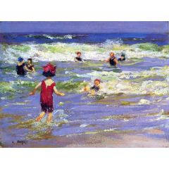 Little Sea Bather Painting Reproduction