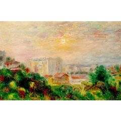 View of Montmartre Painting Reproduction
