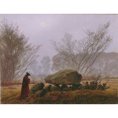 A Walk at Dusk Painting Reproduction