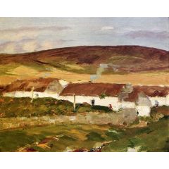 Irish Cottage Painting Reproduction