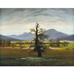 The Solitary Tree Painting Reproduction