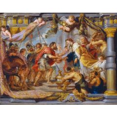 The Meeting of Abraham and Melchizedek Painting Reproduction