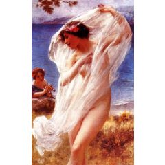 A Dance by the Sea Painting Reproduction