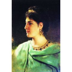 Portrait of a Roman Lady Painting Reproduction