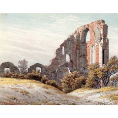The Ruins of Eldena Painting Reproduction
