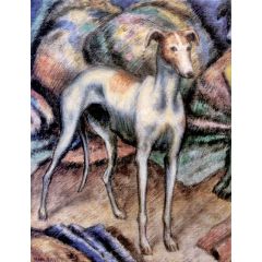 Greyhound(also known as The Whippet) Painting Reproduction