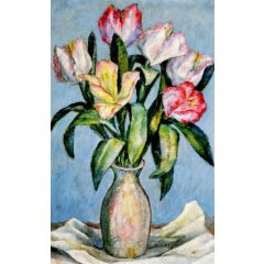 Still Life (Tulips) Painting Reproduction